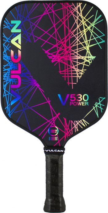 Vulcan V530 picklebal paddle lazer rainbow